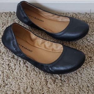 Lucky Brand Black Flats
